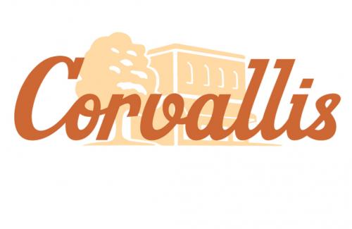 Decorative graphic - downtown Corvallis