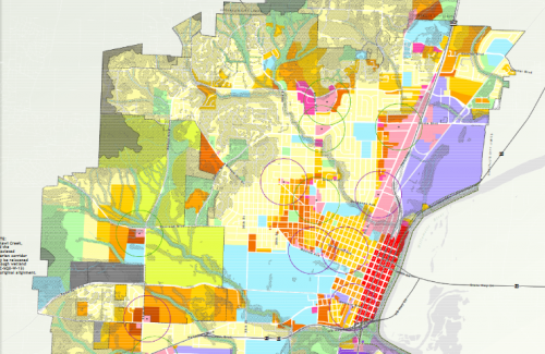 Land Use Map in Corvallis