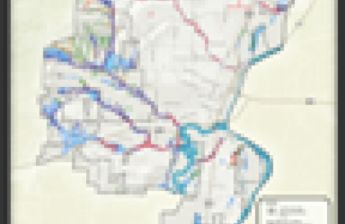 riparian corridors and Wetlands map