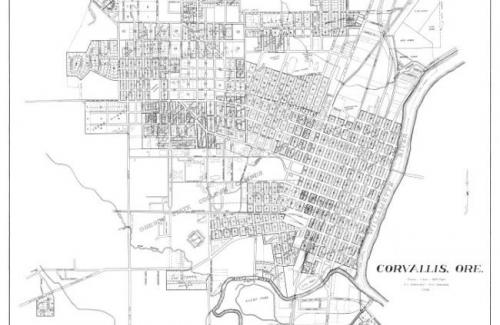 Map of corvallis