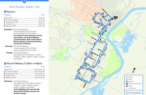 Bus Routes | Corvallis Oregon