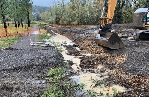 Subdivision with erosion control issues (flooding)