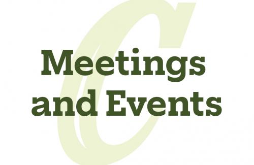 Meetings and Events