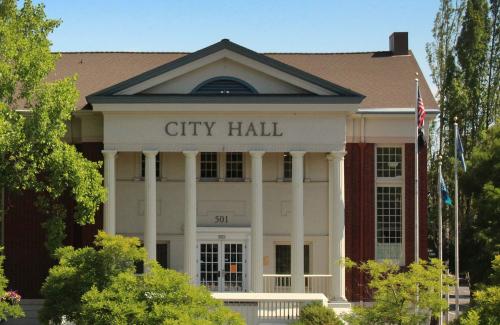 City Hall in summer