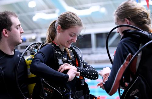 scuba lessons at Osborn