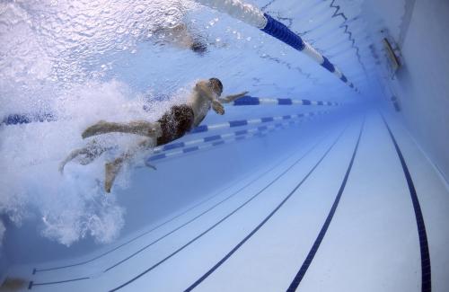 underwater swimmer