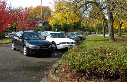 Cars Parked in Corvallis