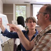 Community members learning about current land use planning in Corvallis