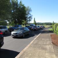 Oak creek neighbors join an evacuation drill