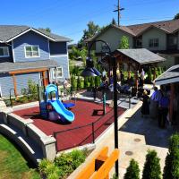 Alexander Court showing playground and covered pavilion