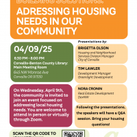 informational flyer for building solutions event 