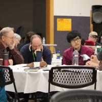 Collaborators at the ICAN Solve event on May 18.