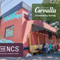 Corvallis Community Survey - decorative graphic