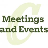 Meetings and Events