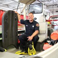 CFD Rescue Swimmer Leo Onderko