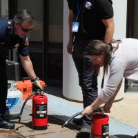 Fire extinguisher training