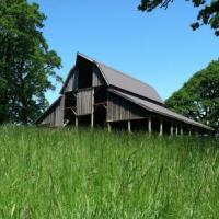 Barn on a hill