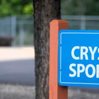 sign at crystal lake park