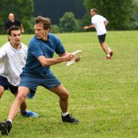 game of ultimate frisbee