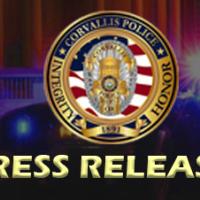 Corvallis Police Department Press Release