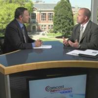 Corvallis Police Chief being interviewed on Comcast Newsmakers