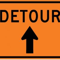 Detour sign