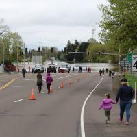 Willamette River Flooding Across Highway 34