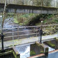Image of a water intake in the rock creek watershed