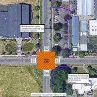 pedestrian detour