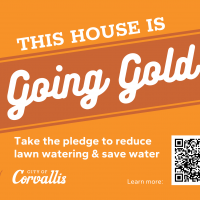 Golden landscapes sign