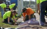 Youth volunteering at parks