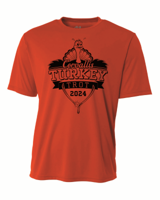 2024 Corvallis Turkey Trot Athletic Shirt Mockup