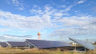 Solar Panels in a field