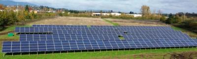 Solar Panels in farmland