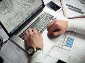 Construction Plans on Computer