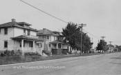 Photo of an old historic home in black and white