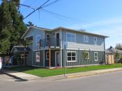 Newly constructed multi-family dwelling with two stories