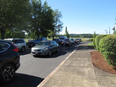 Oak creek neighbors join an evacuation drill