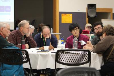 Collaborators at the ICAN Solve event on May 18.