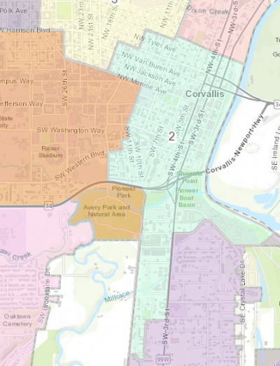 Ward 2 in Corvallis