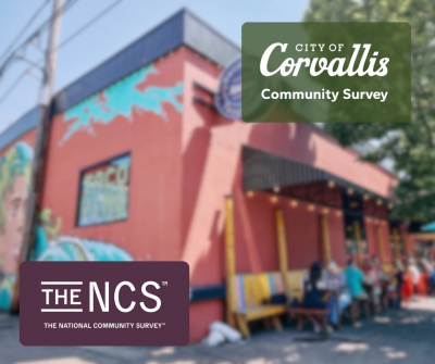 Corvallis Community Survey - decorative graphic