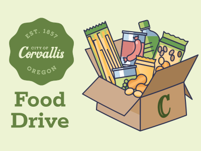 Corvallis Food Drive Decorative Graphic - Corvallis Food Drive