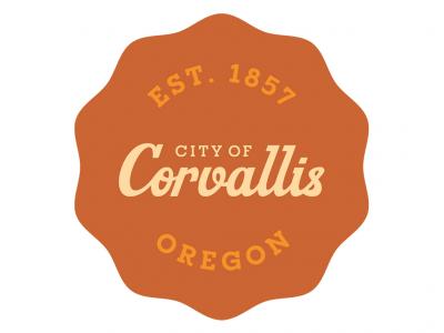 City of Corvallis orange medallion logo