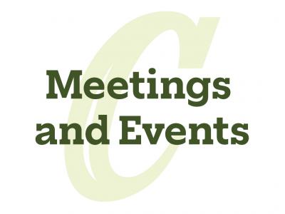 Meetings and Events