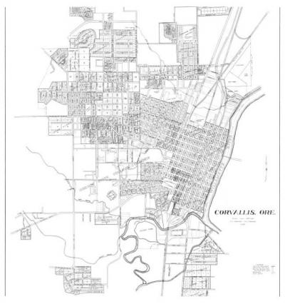 Map of corvallis