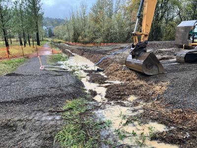 Subdivision with erosion control issues (flooding)