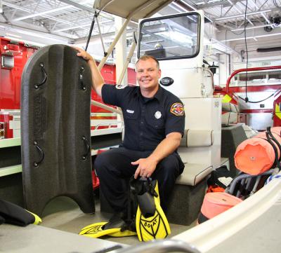 CFD Rescue Swimmer Leo Onderko