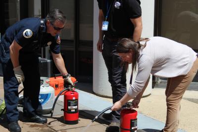 Fire extinguisher training