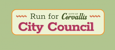 Run for Corvallis Run for Corvallis City Council web banner