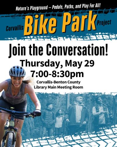 Corvallis Bike Park Open House Flyer